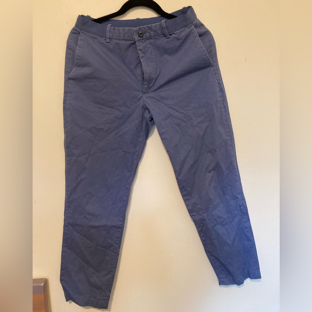Uniqlo Cropped Ankle Pants size small 27” Inseam XS Unisex blue